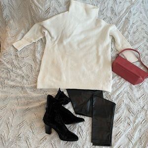 Free People Ottoman Slouchy Tunic in Ecru SZ L